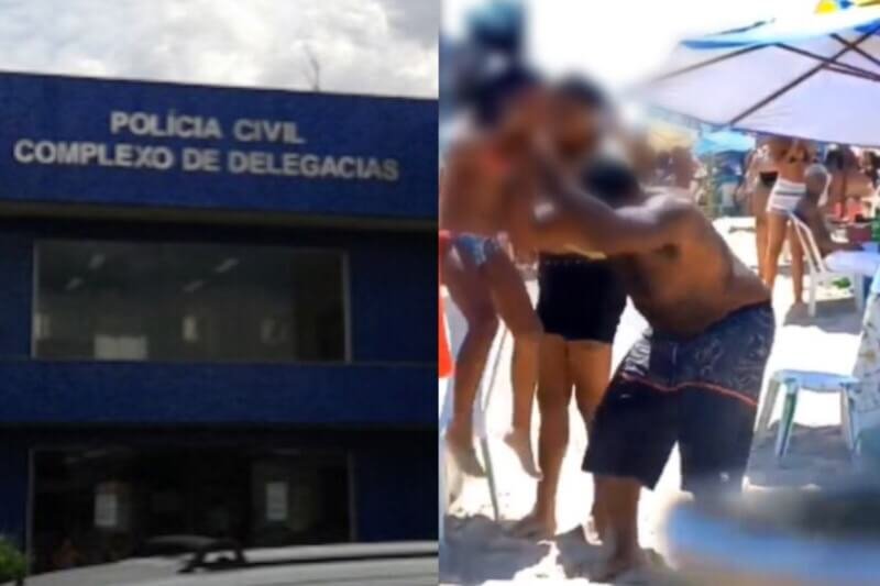 Polícia ouve pai que espancou filhas na praia em Salvador: “Perdão”