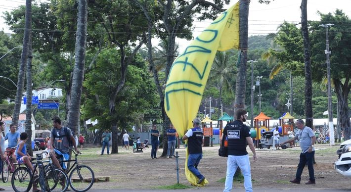 Polícia vai continuar na Prainha e prender quem recomeçar acampamento